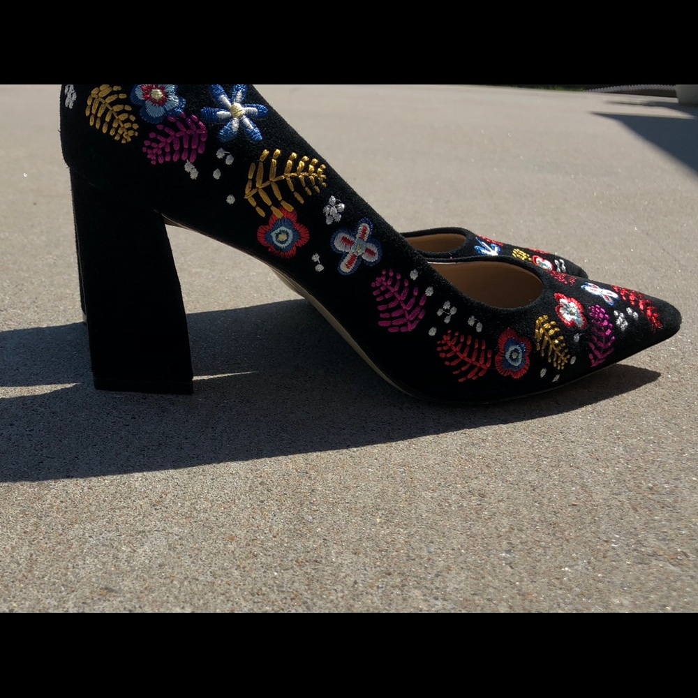 Embroidered Heels